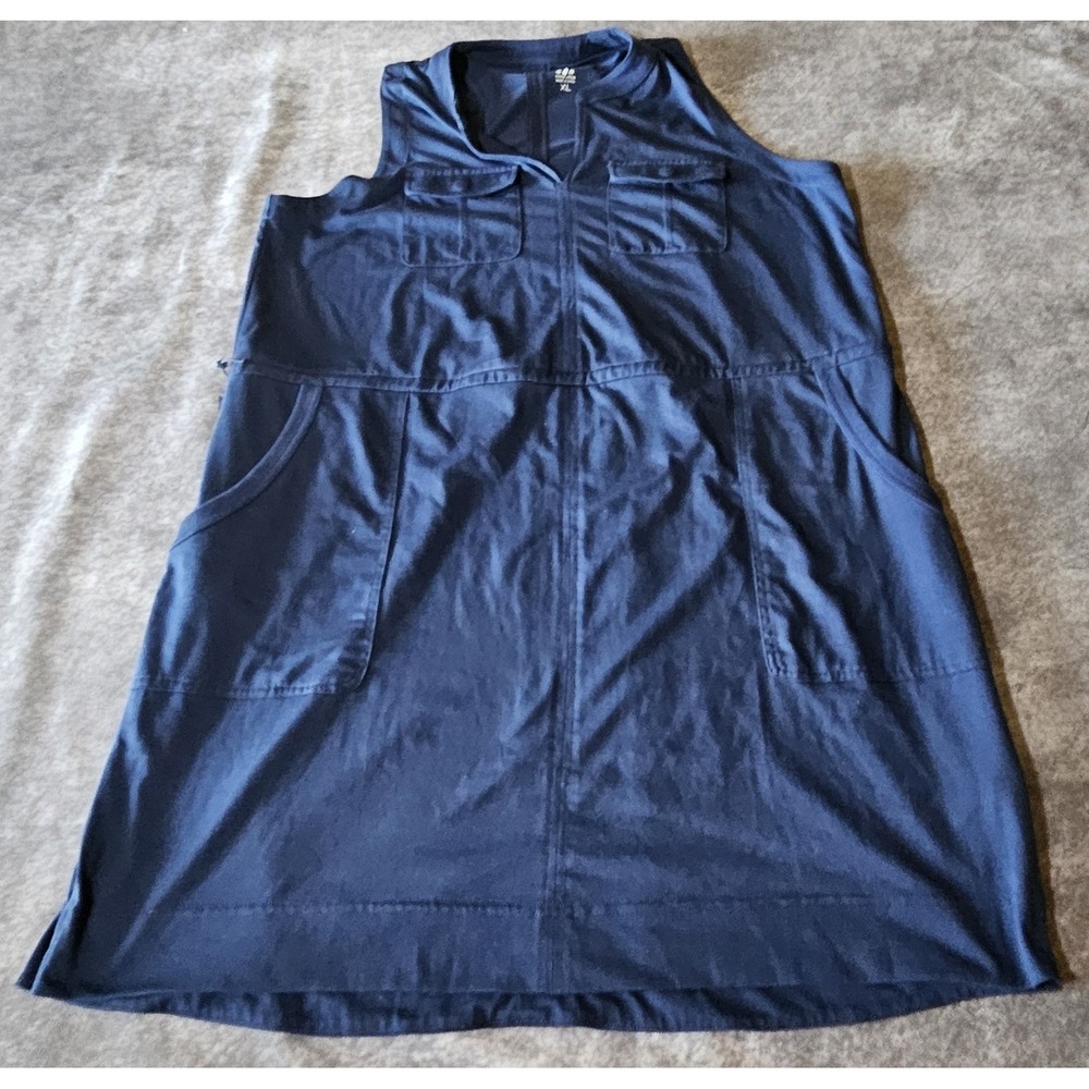 Title Nine Utility Athletic Navy Dress Cinched Waist Women SZ XL,Athletic,Casual